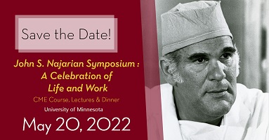 The John S. Najarian Symposium: The Past, Present and Future of Surgery and Transplantation Banner